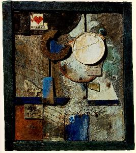 merzbild-rossfett-1919-Kurt Schwitters