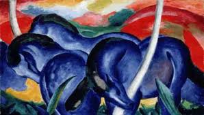 Franz Marc, Blaue Pferde