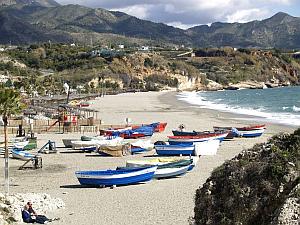 Nerja, Burriana Strand 