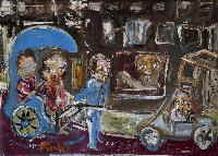 Pinky, Straße II  50x70