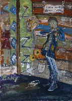 Pinky, Straßenmusikant 70x50